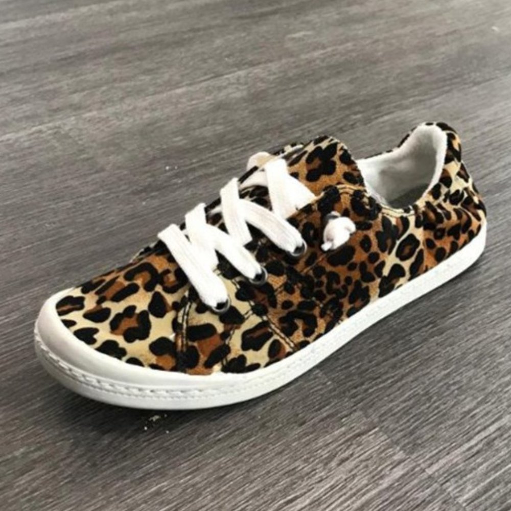 NEW! LEOPARD SNEAKERS (in boxes)